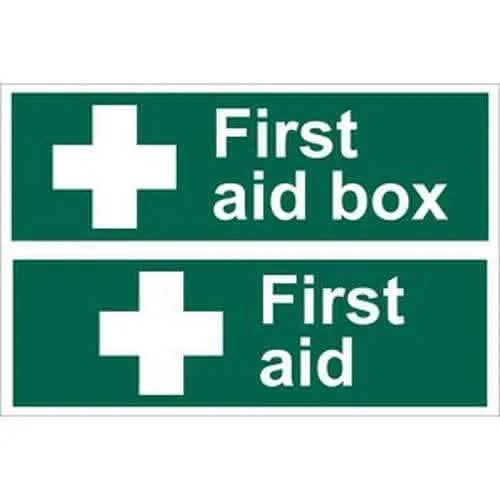 Draper First Aid Box' Safety Sign Dr-72542
