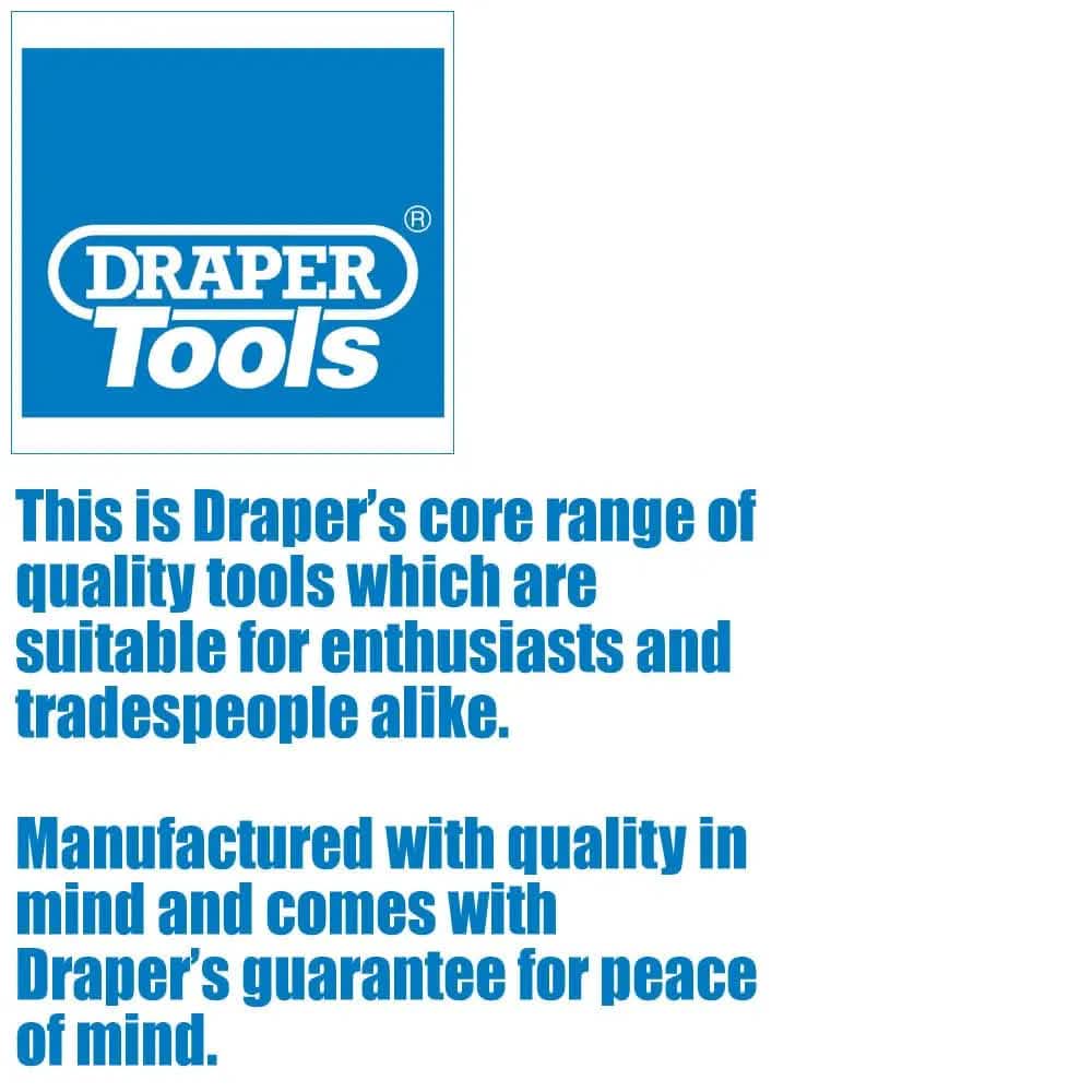 Draper 22110 34 Piece Socket & Bit Set 1/4 & 3/8 Drive 6 Point Chrome Vanadium HI-TORQ® Sockets